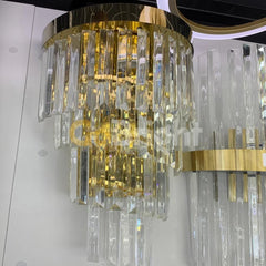 Aplica Crystal 2xE14 45cm Auriu