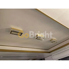 Aplica Crystal LED 3 Tipuri de Lumini 24W Auriu