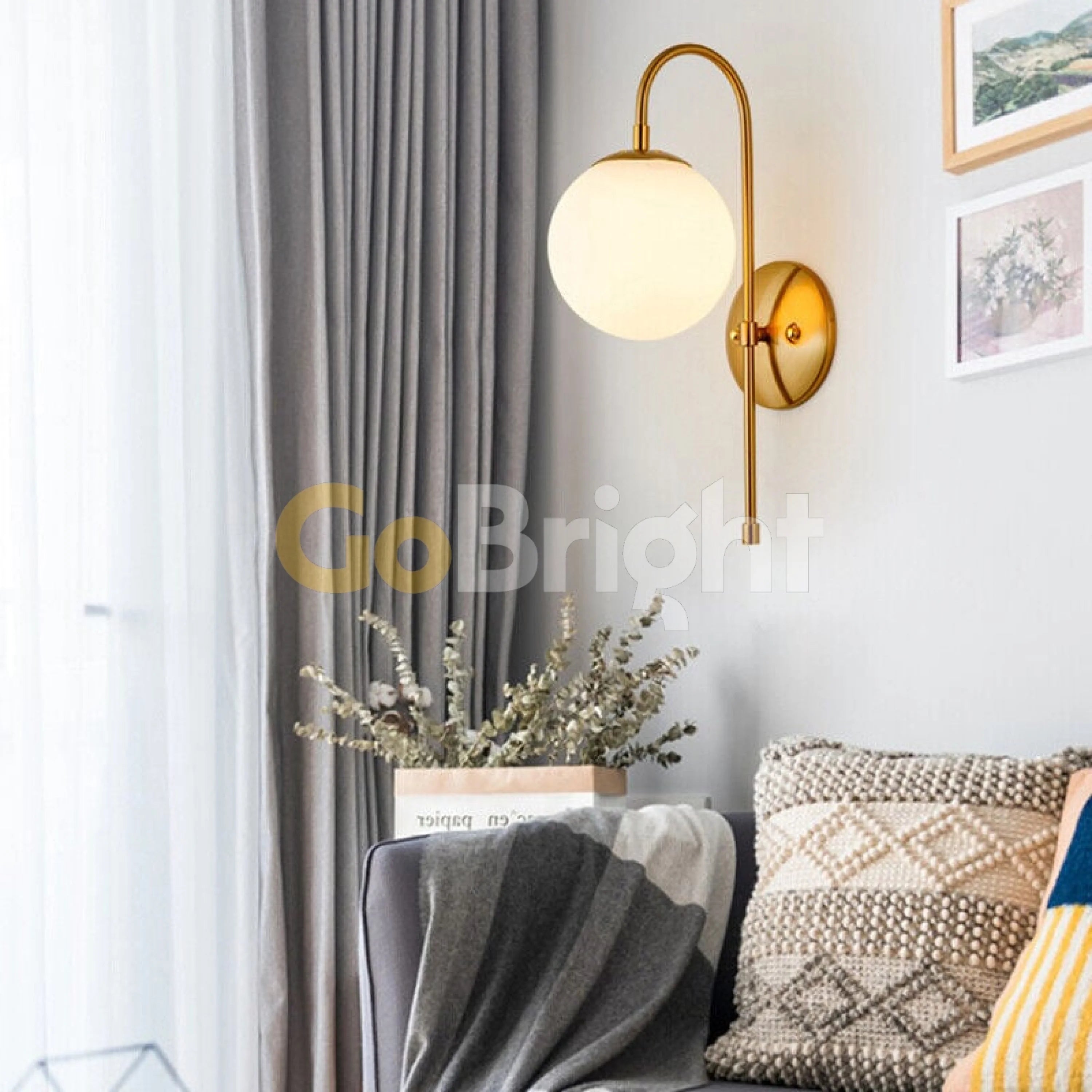 Aplica Jolie 1xE27 Auriu