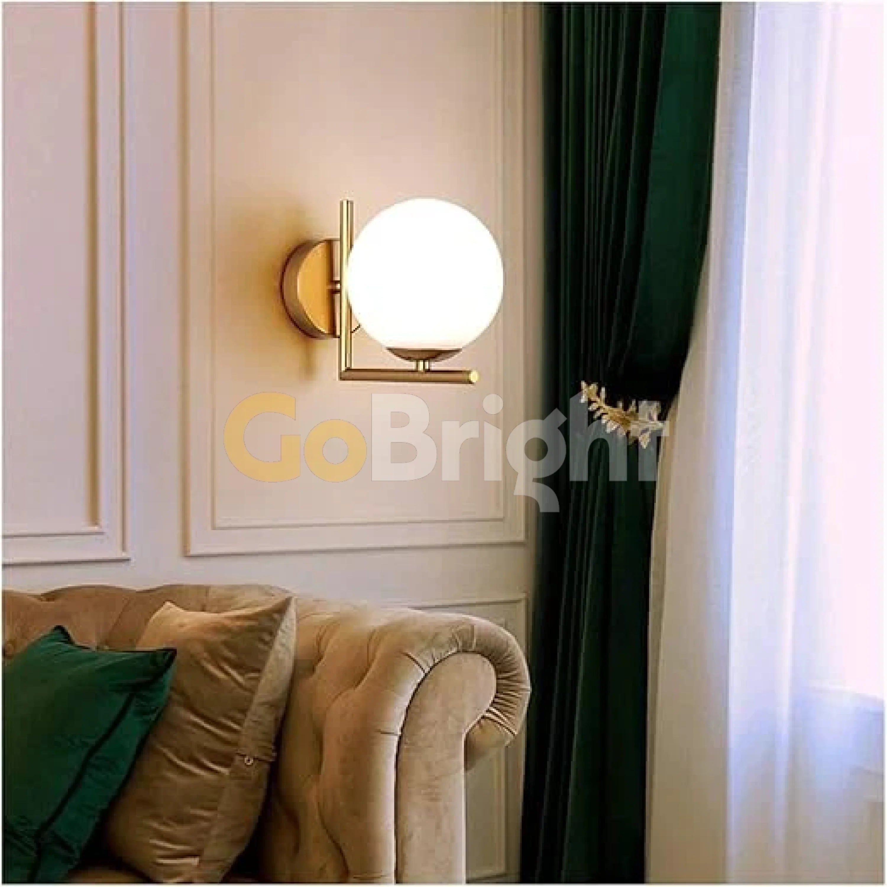 Aplica Jolie 1xE27 Auriu