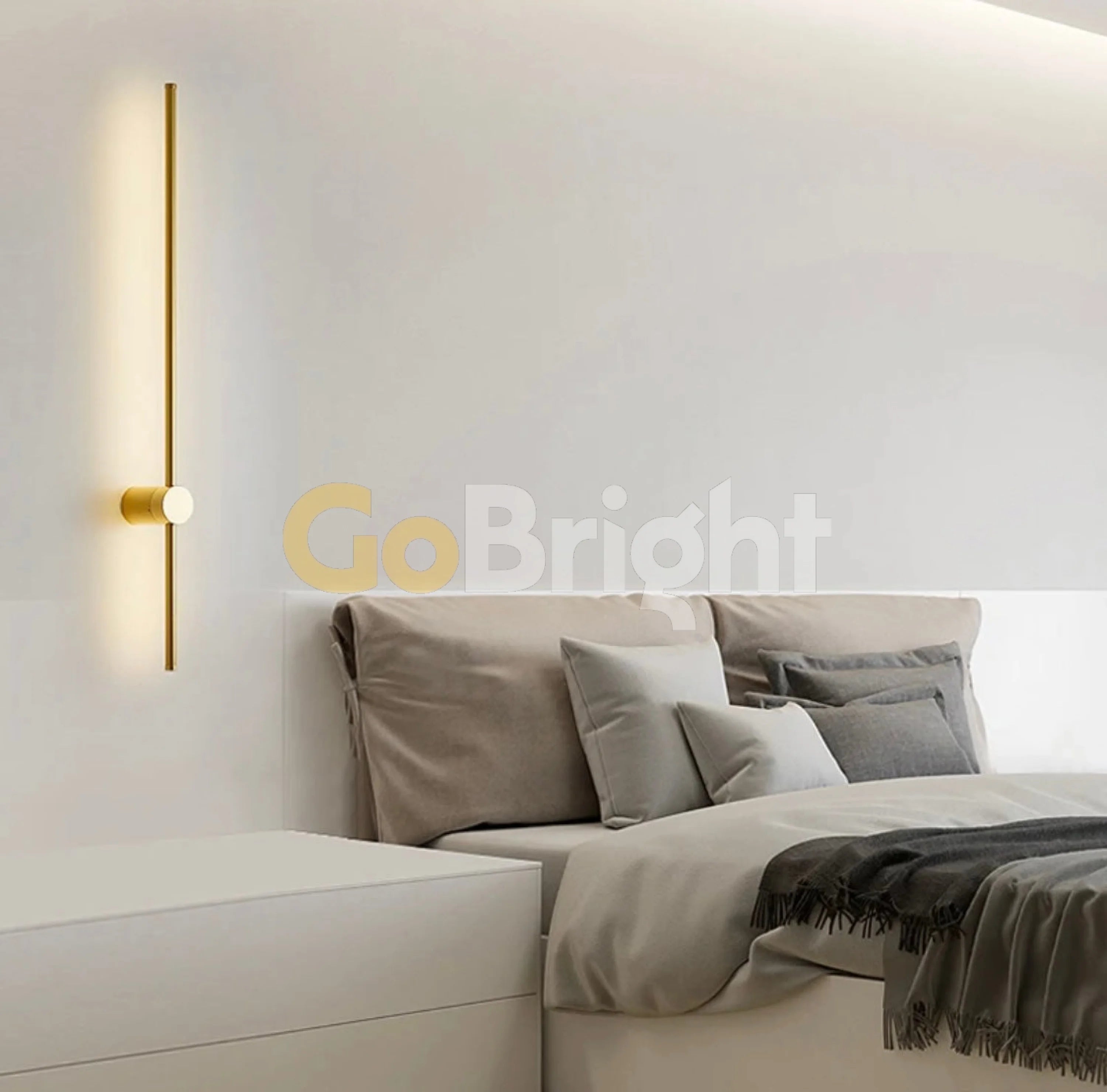 Aplica LED 100cm 30W Urban 3 Tipuri de Lumini Auriu