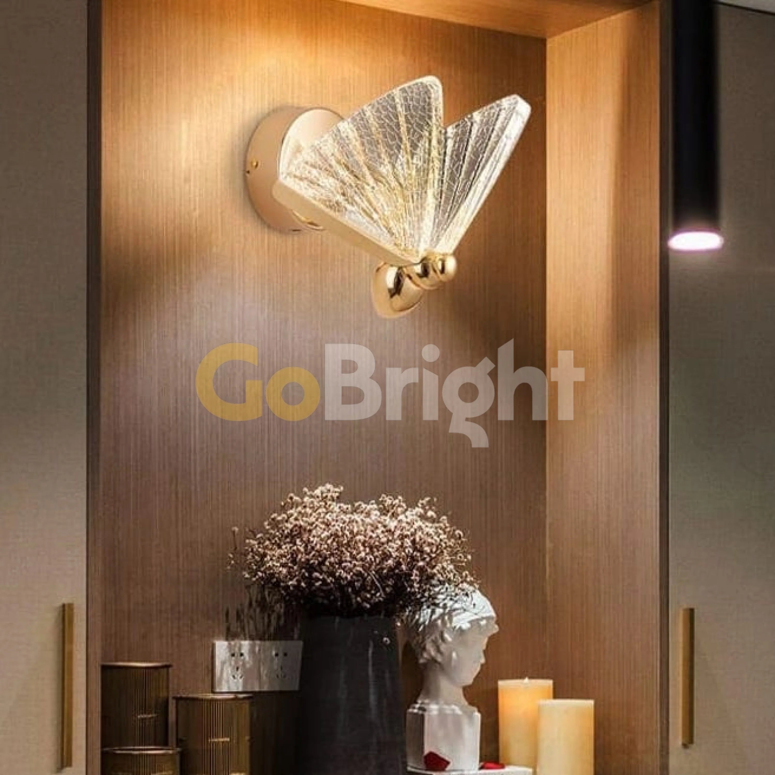 Aplica LED 15W Trinity 3 Tipuri de Lumini Auriu