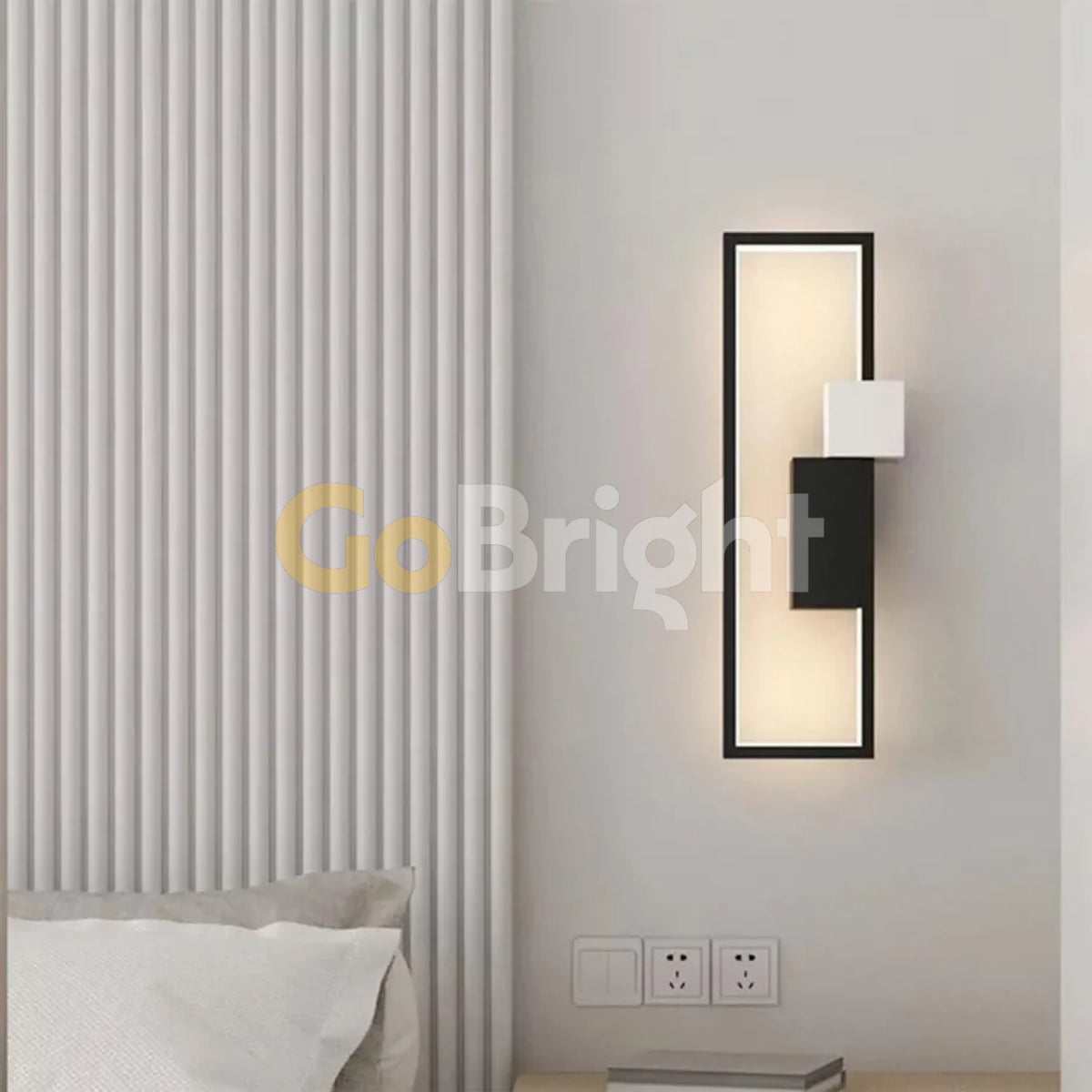 Aplica LED 40cm 27W Urban 3 Tipuri de Lumini Negru + Alb