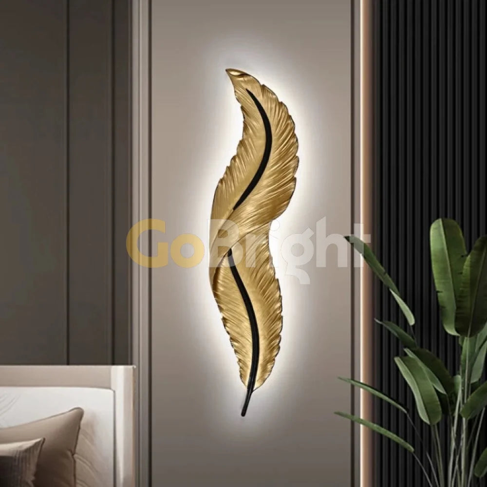 Aplica LED 60cm 25W Trinity 3 Tipuri de Lumini Auriu