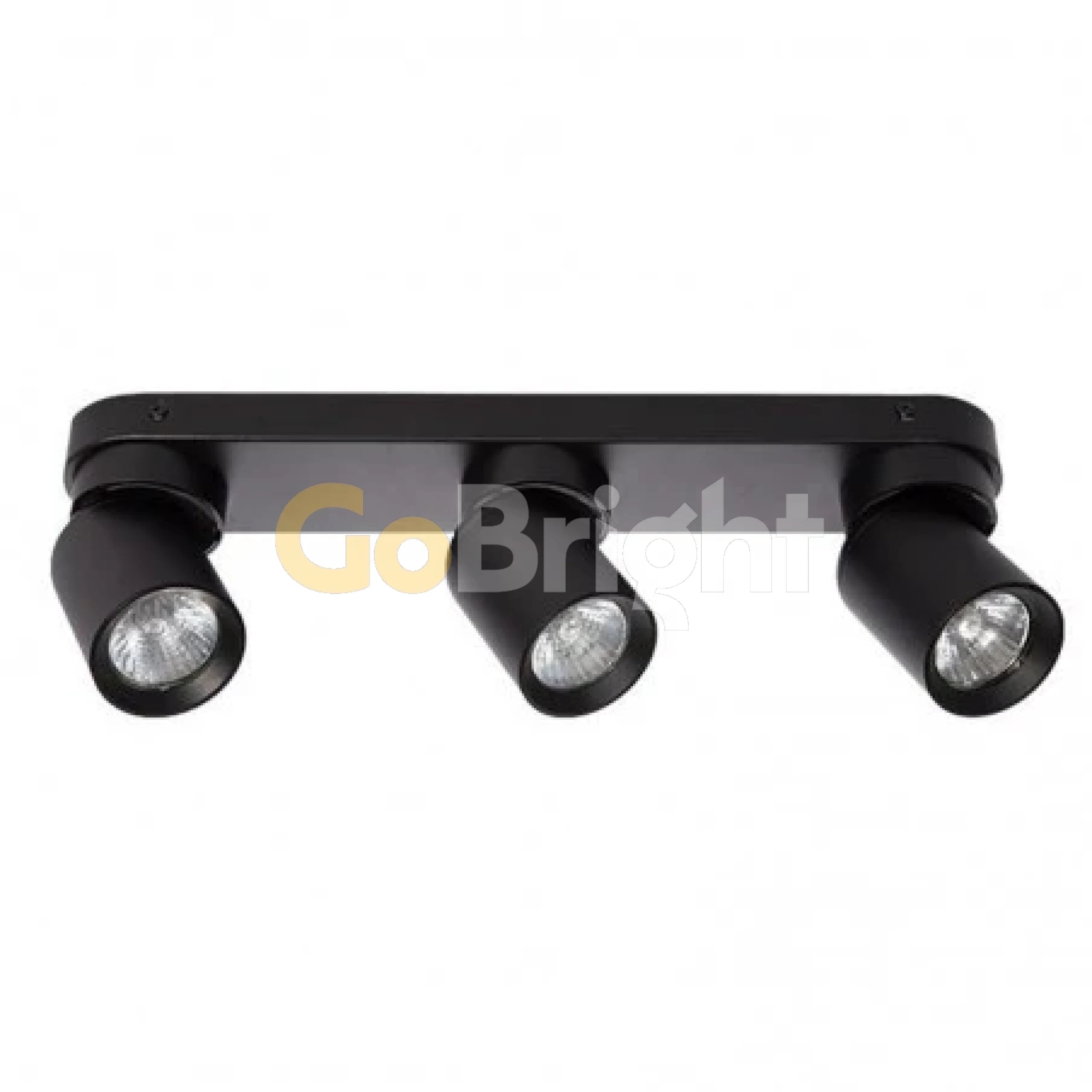 Aplica LED 60cm 3 Becuri GU10 X 20W Urban 3 Tipuri de Lumini Negru