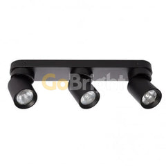 Aplica LED 60cm 3 Becuri GU10 X 20W Urban 3 Tipuri de Lumini Negru