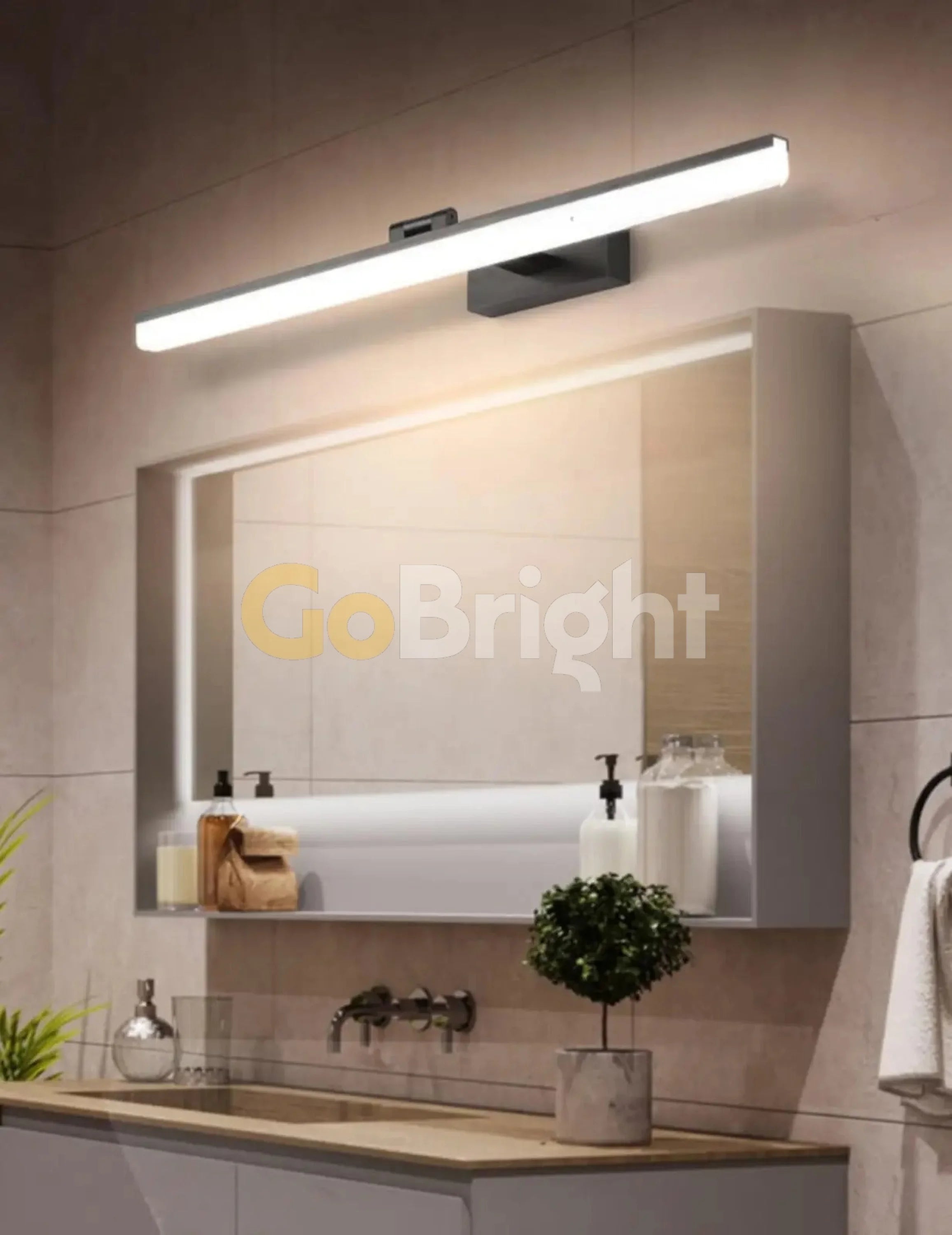 Aplica LED 60cm 32W Urban Reglabila 3 Tipuri de Lumini Negru