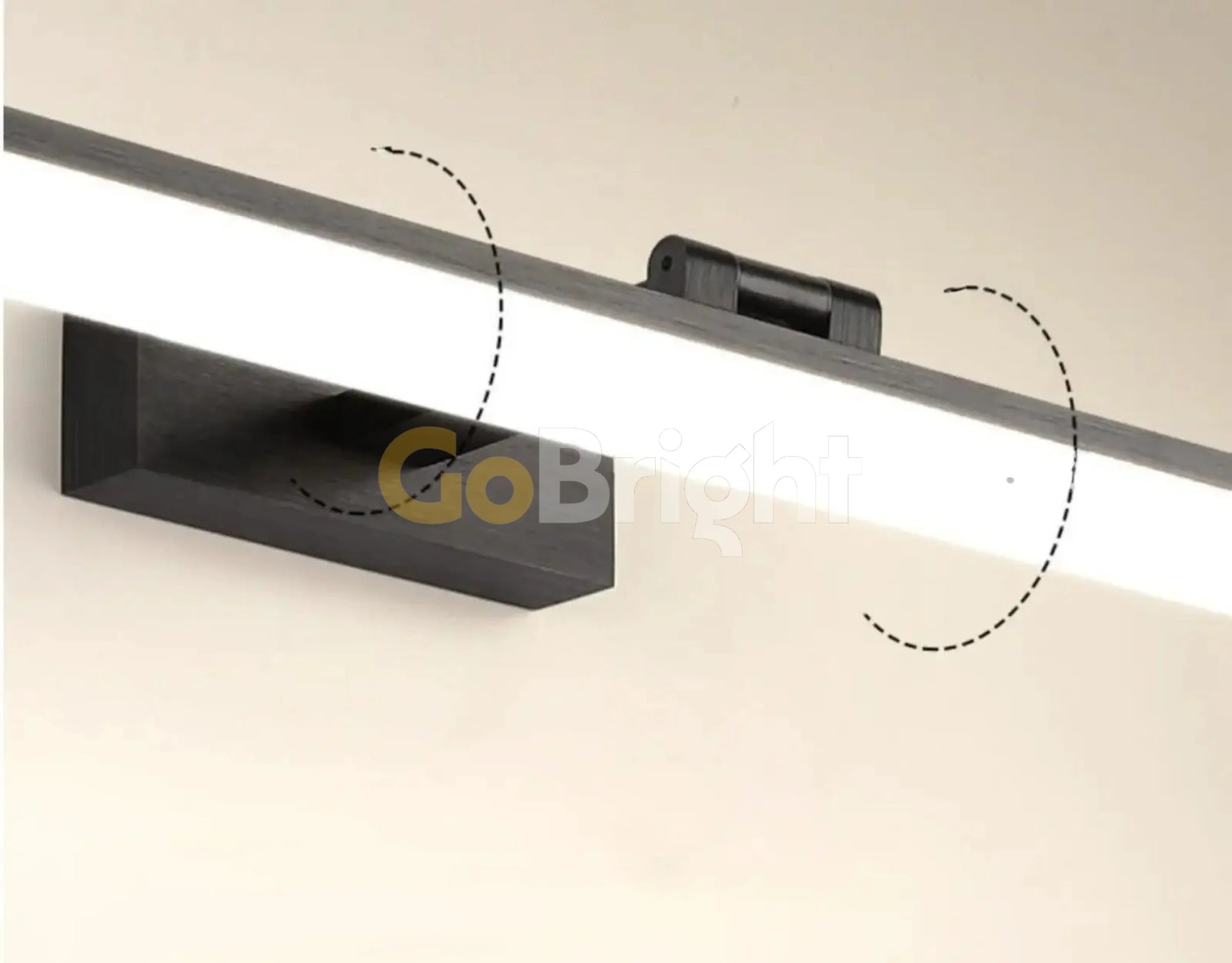 Aplica LED 60cm 32W Urban Reglabila 3 Tipuri de Lumini Negru