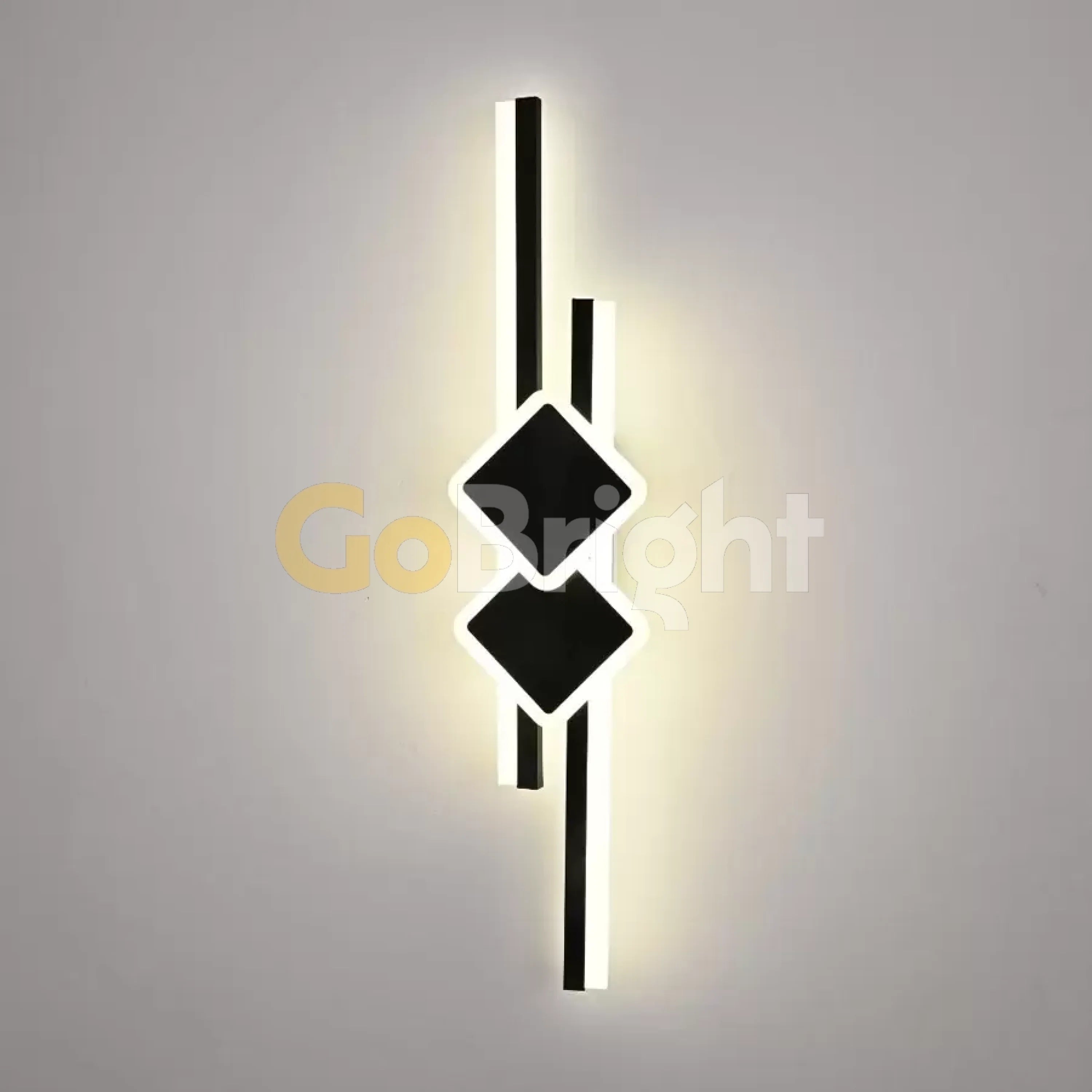 Aplica LED 65cm 32W Urban 3 Tipuri de Lumini Negru