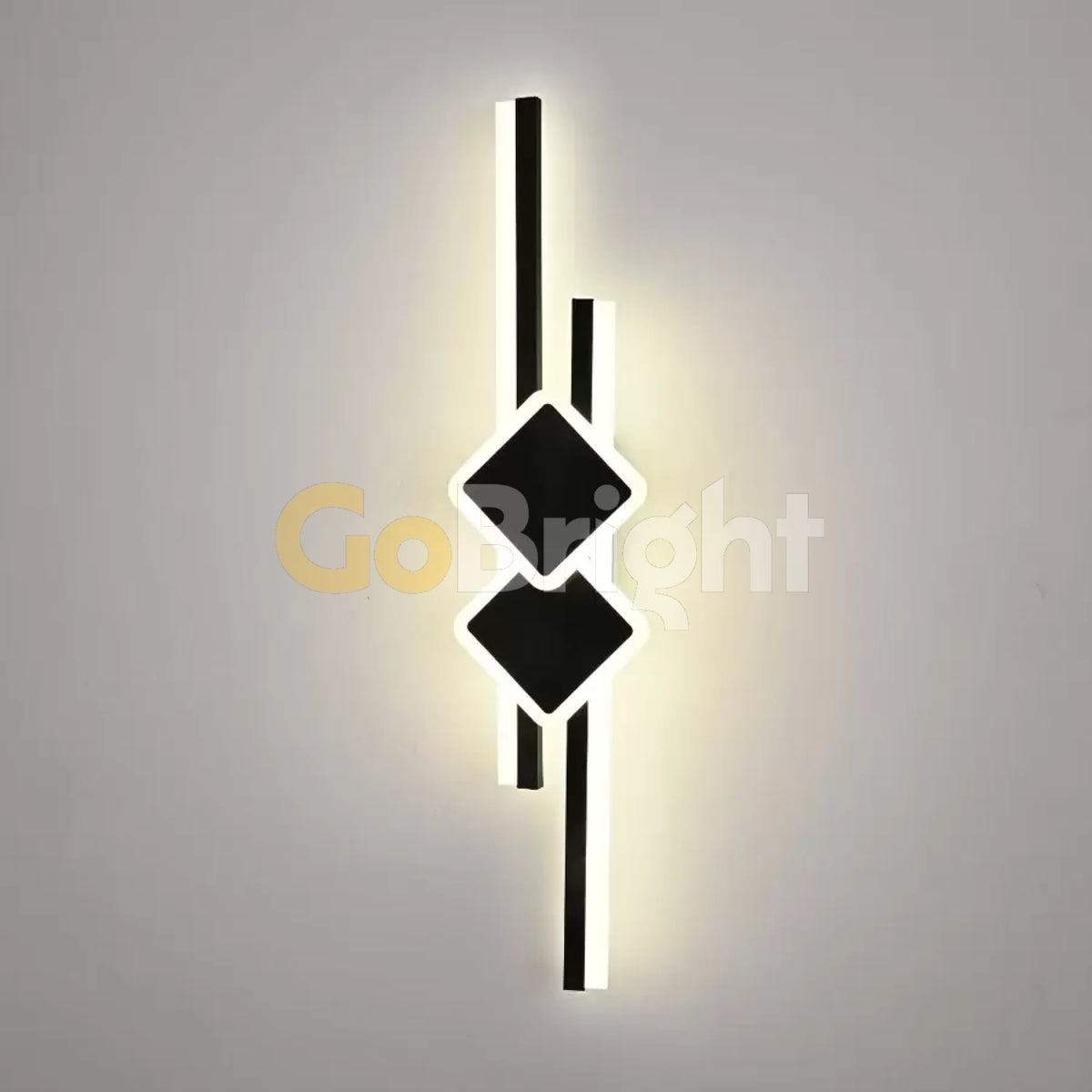 Aplica LED 65cm 32W Urban 3 Tipuri de Lumini Negru