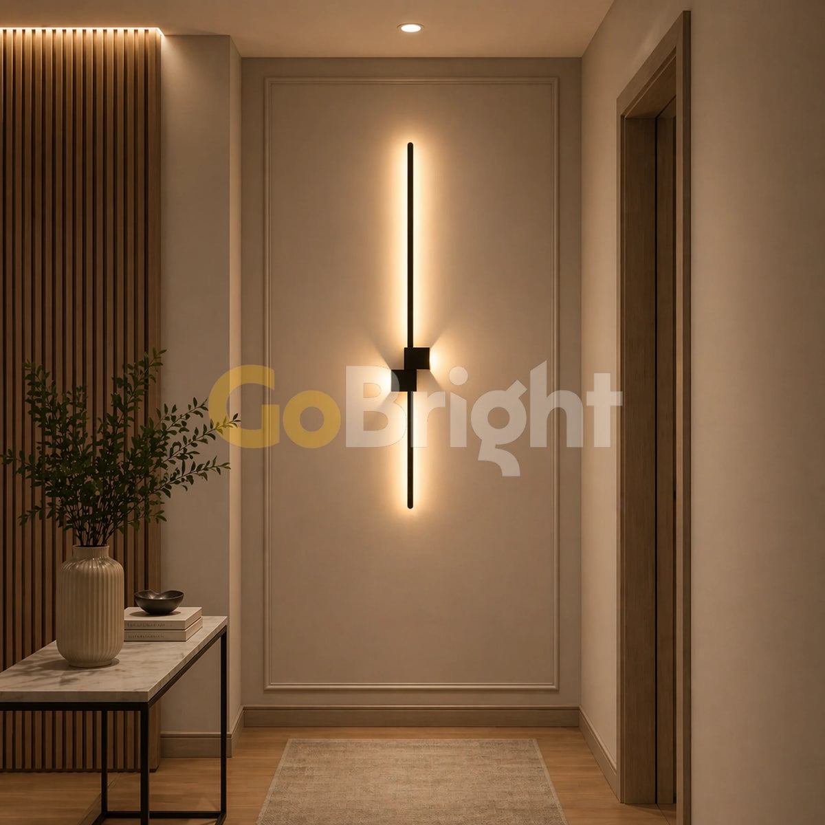 Aplica LED 80cm 28W Urban 3 Tipuri de Lumini Negru