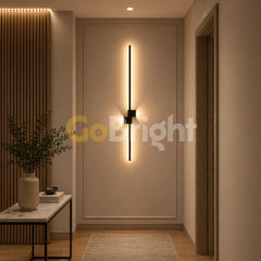 Aplica LED 80cm 28W Urban 3 Tipuri de Lumini Negru