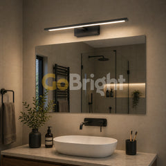 Aplica LED Baie 42cm Urban 3 Tipuri de Lumini Negru