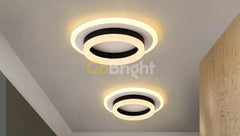 Aplica LED Diametru 25cm 41W Urban 3 Tipuri de Lumini Negru