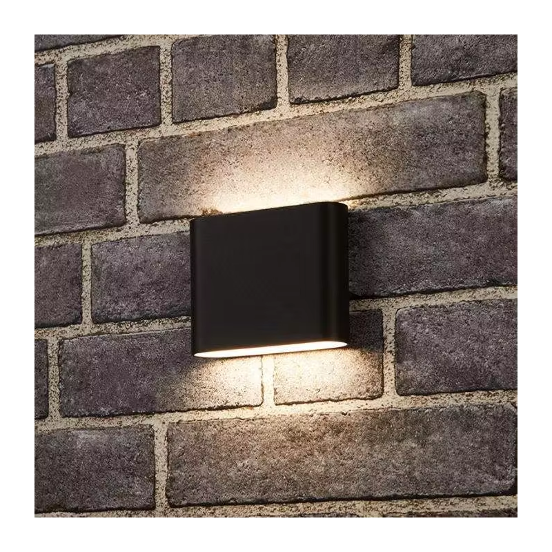 Aplica LED Exterior Cube Lumina Calda 3000K 6W Gri Antracit