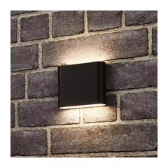 Aplica LED Exterior Cube Lumina Calda 3000K 6W Gri Antracit