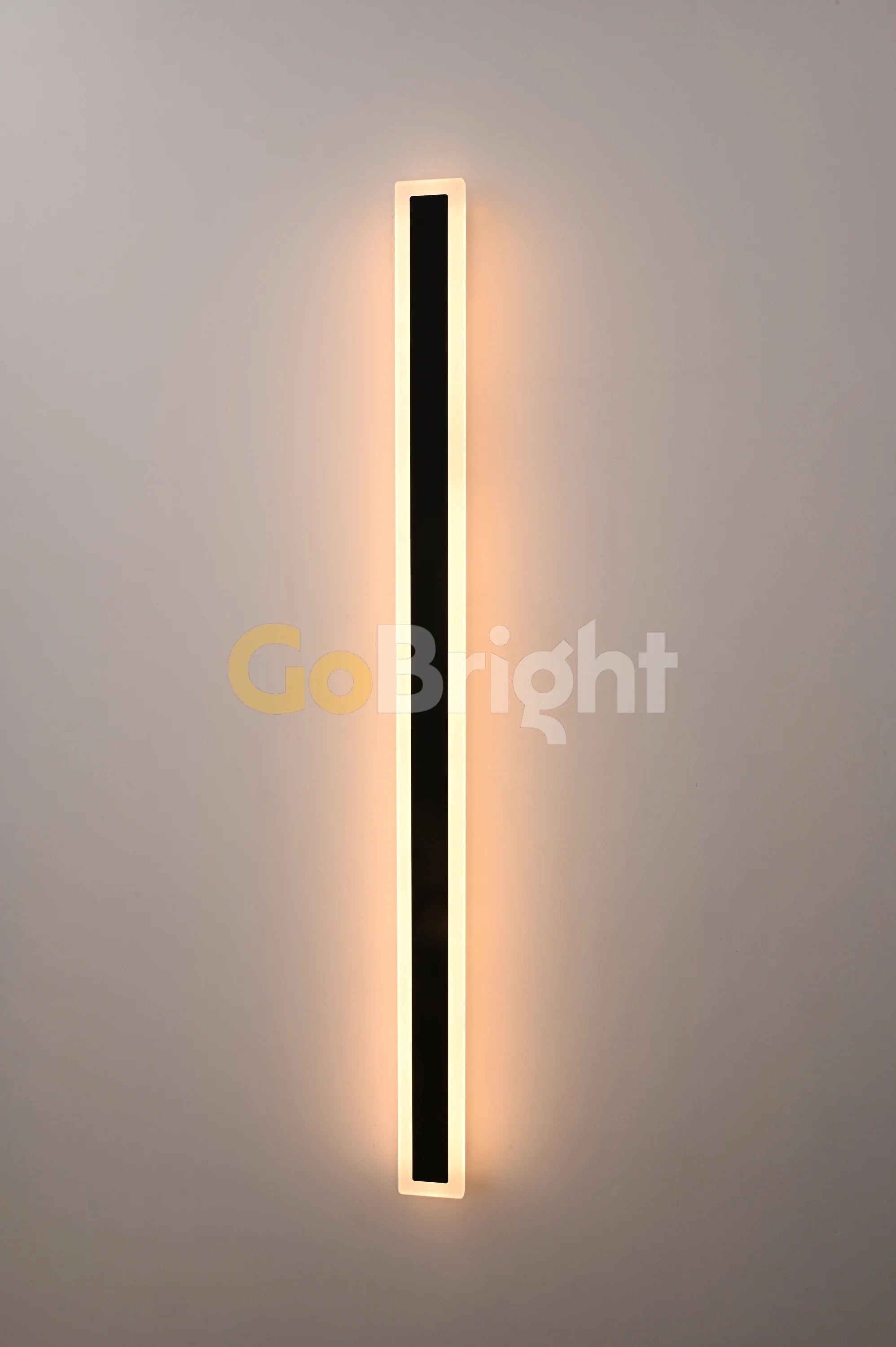 Aplica LED Exterior Cube Lumina Calda 3000K 150cm 38W Negru