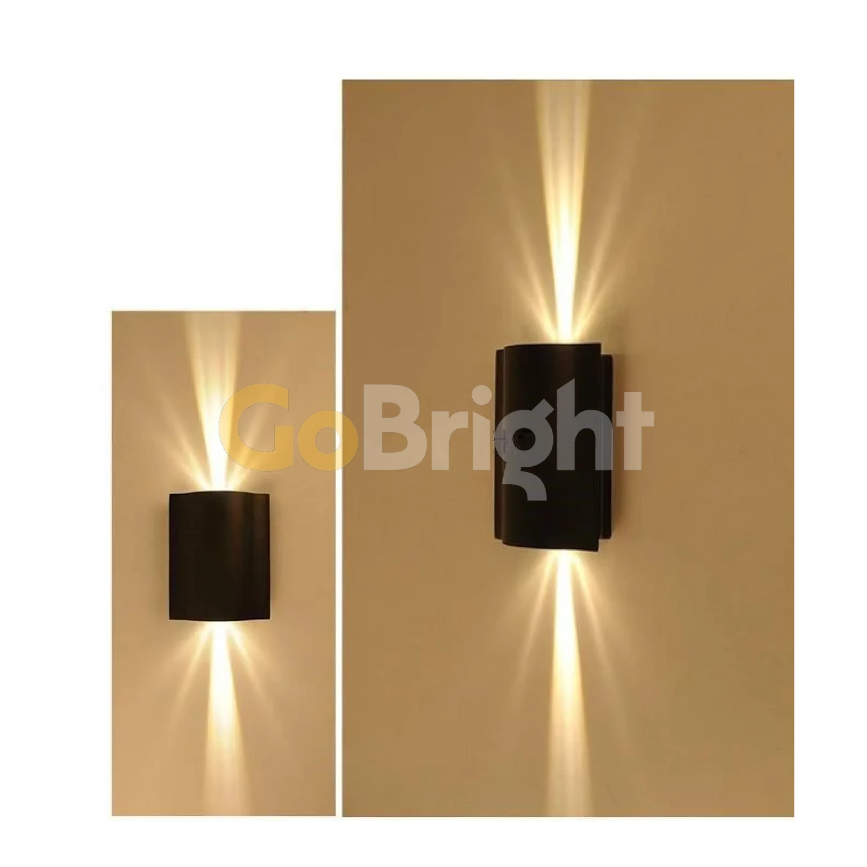 Aplica LED Exterior Cube Lumina Calda 3000K 6W Negru