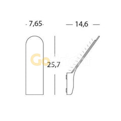 Aplica LED Exterior Cube Lumina Neutra 4000K 8W Gri Antracit