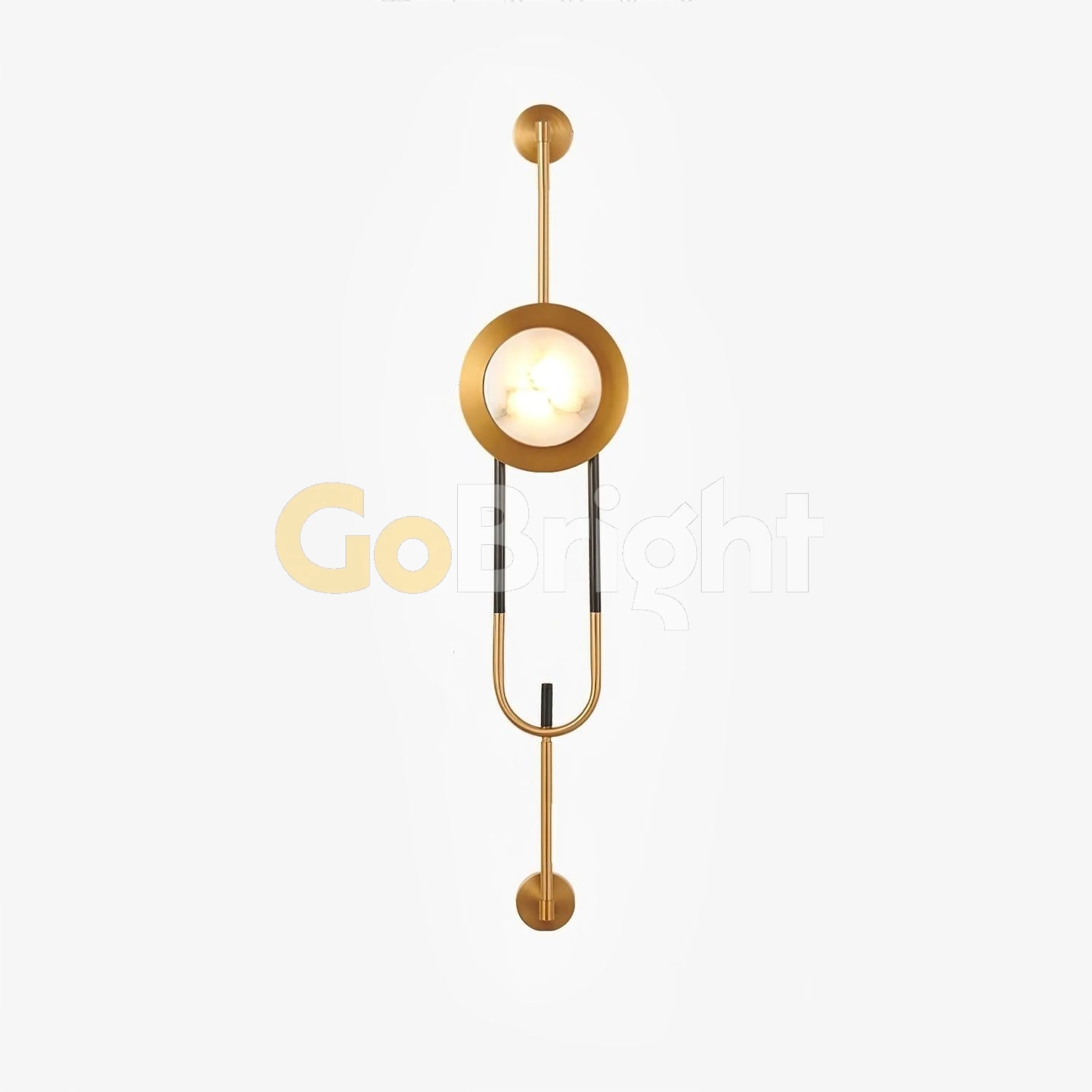 Aplica LED Rea 104cm 21W Auriu + Negru