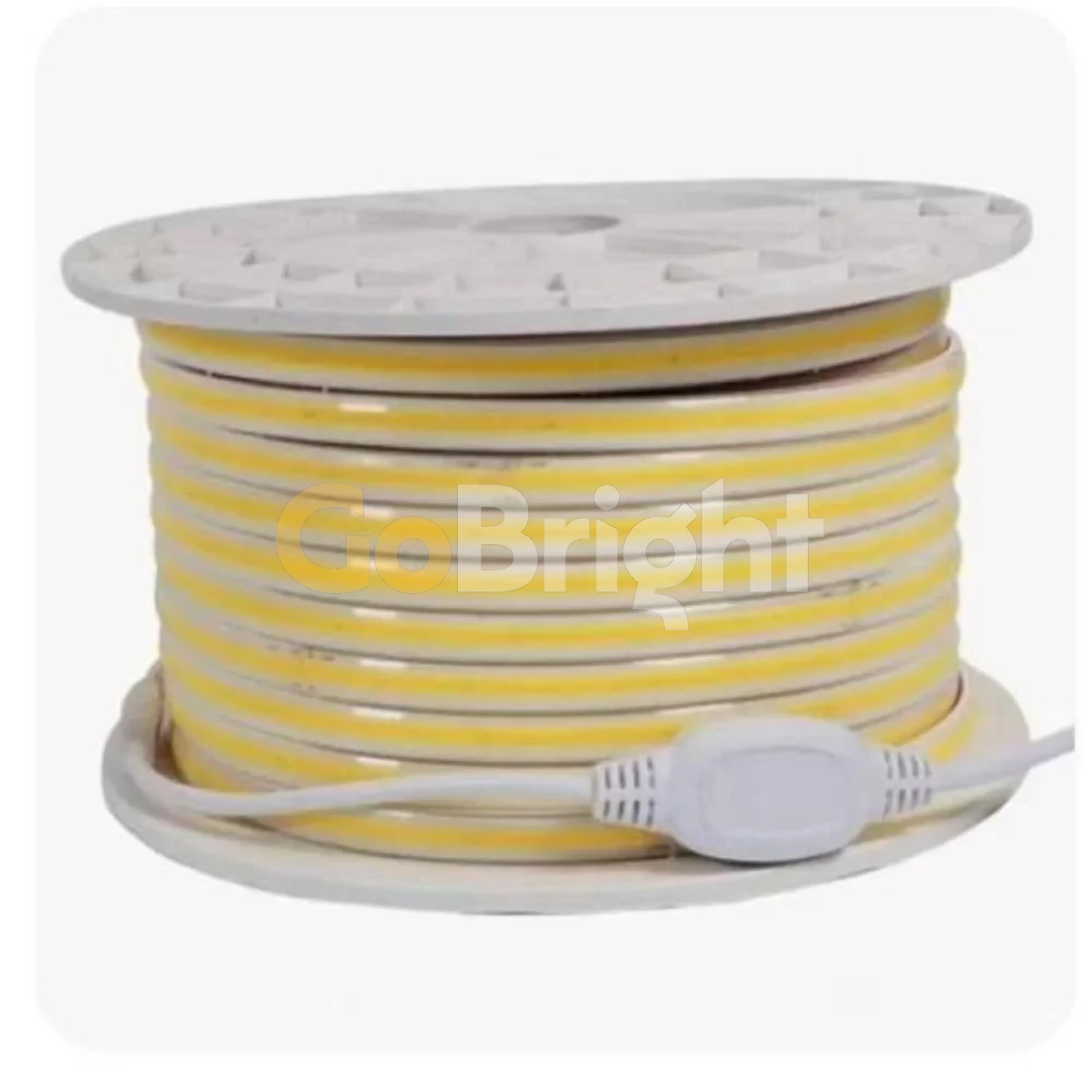 Banda LED COB 220V IP65 Lumina Rece 8W/m 100m/rola Alimentator Inclus