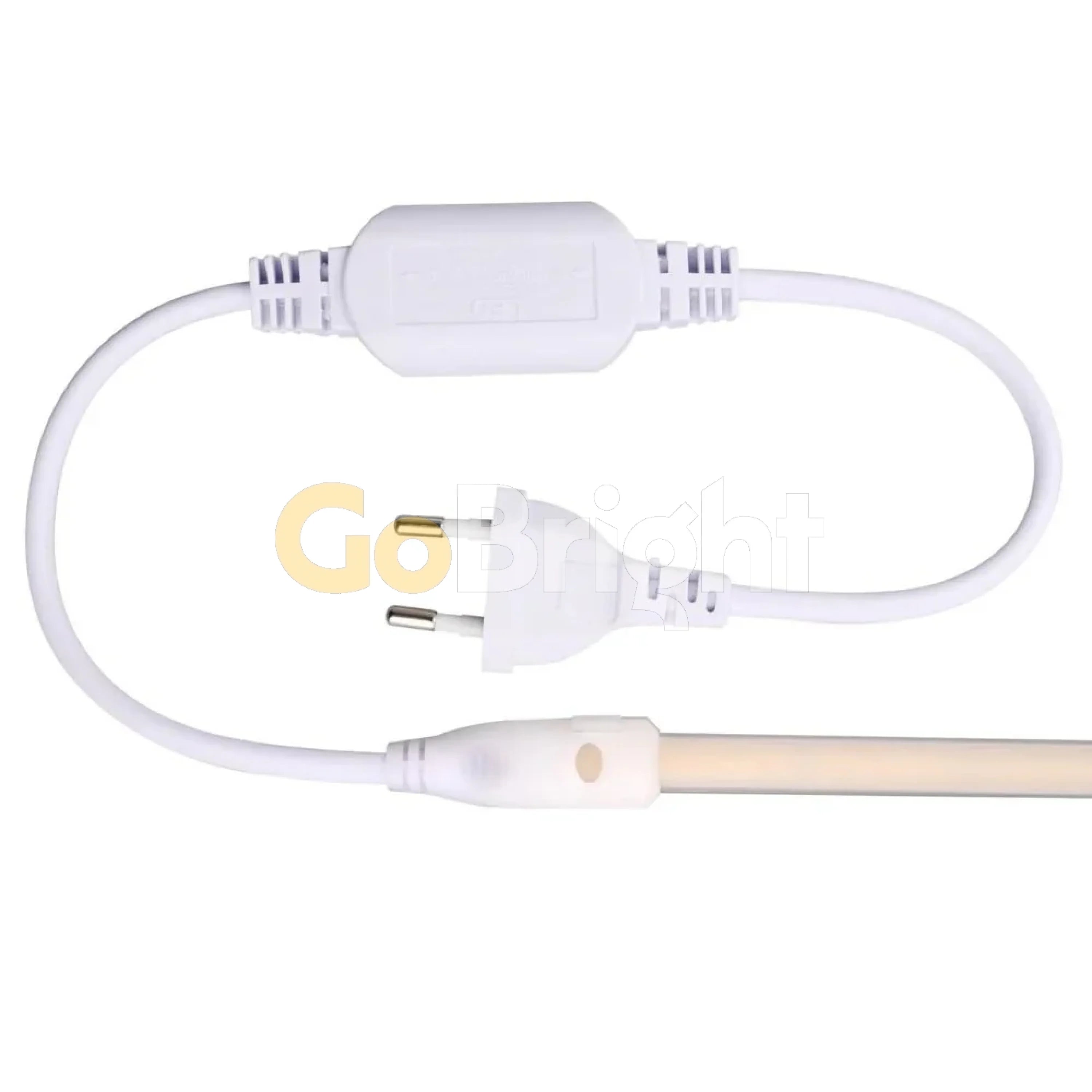 Banda LED COB 220V IP65 Lumina Rece 8W/m 100m/rola Alimentator Inclus