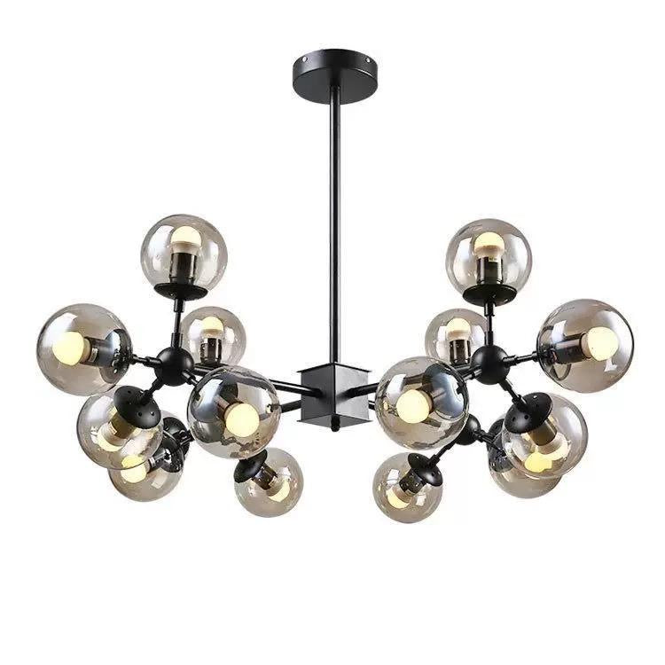 Pendul Jolie 12xE27 Diametru 75cm Negru
