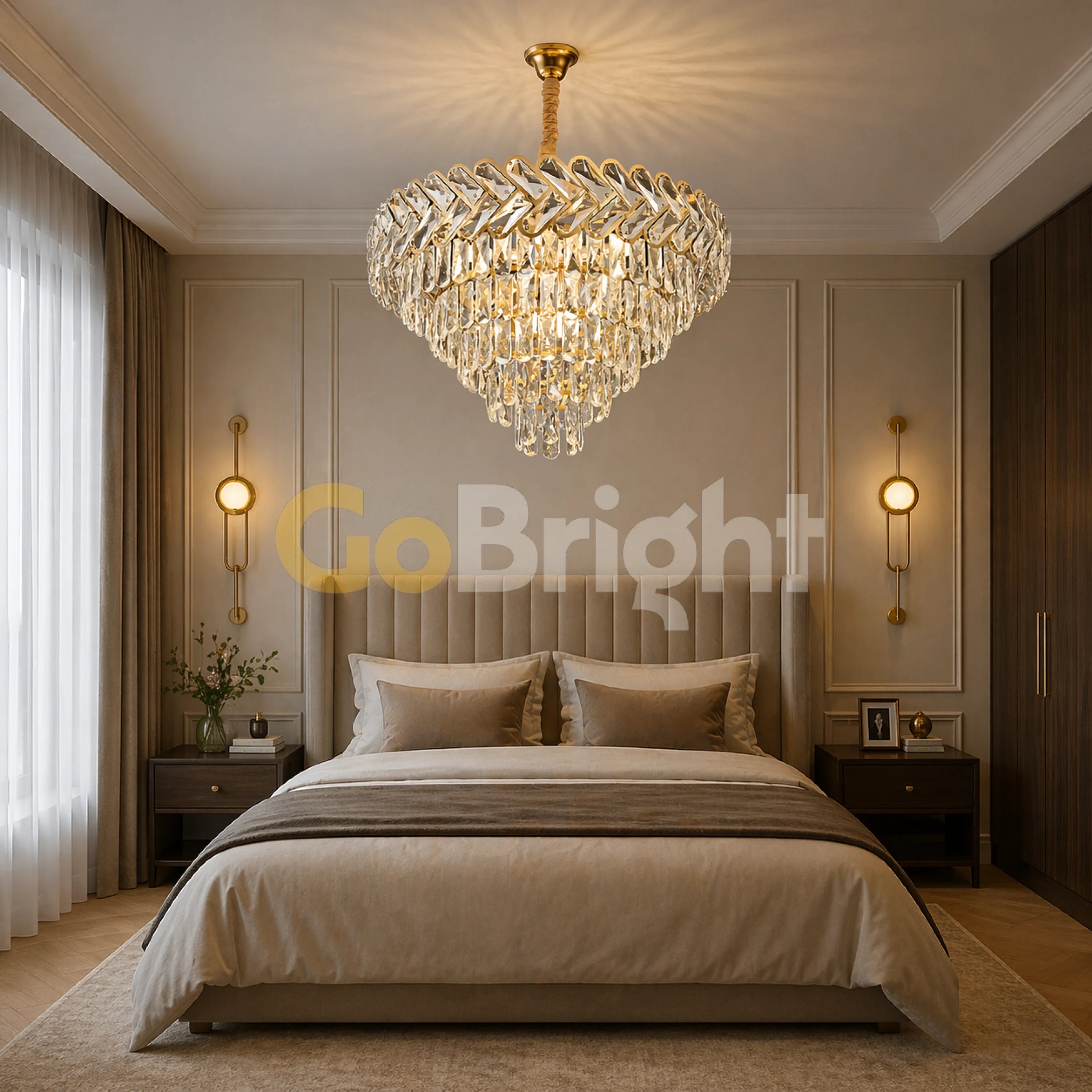 Candelabru Abyss Diametru 40cm Auriu