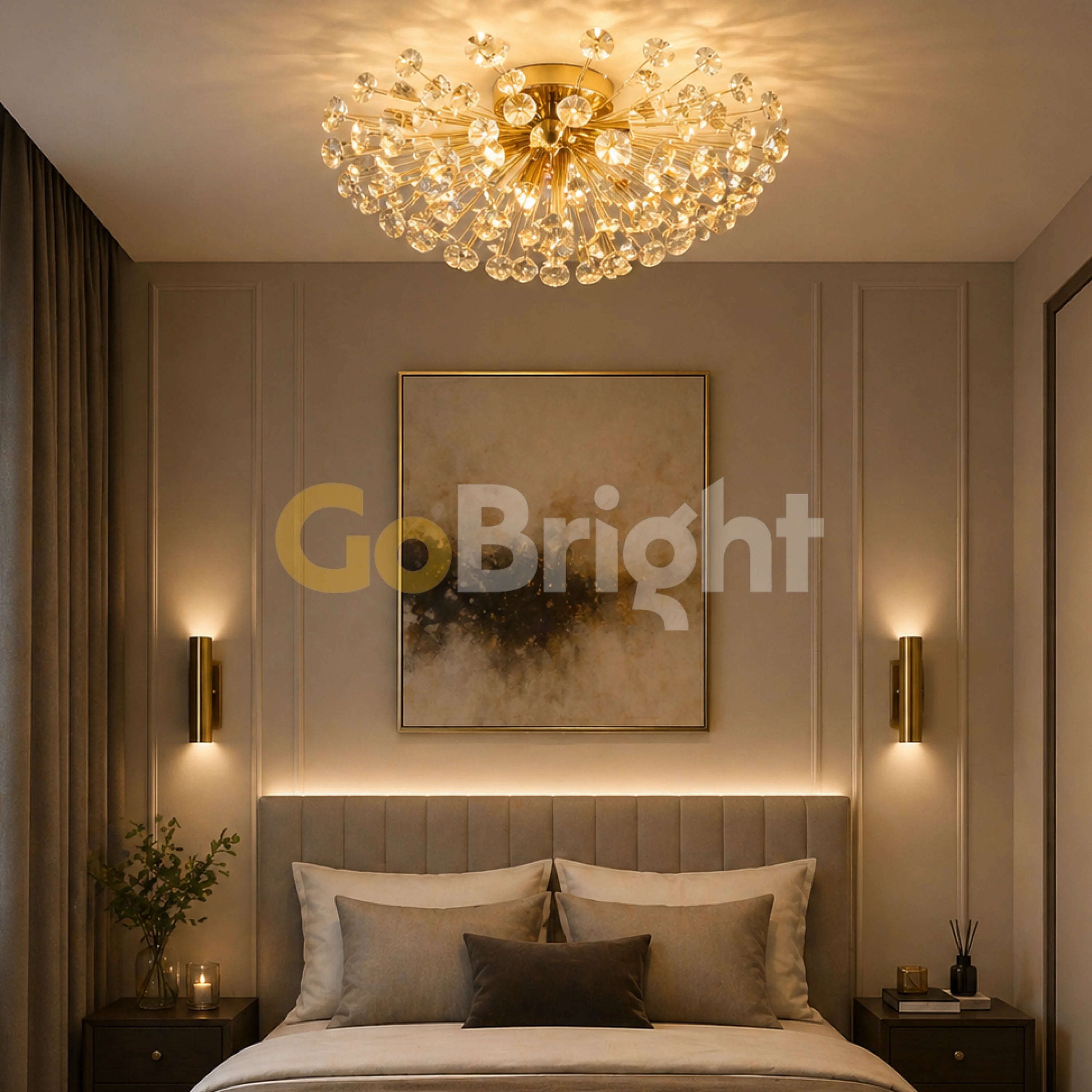 Candelabru Comet 4xG9 35cm Auriu