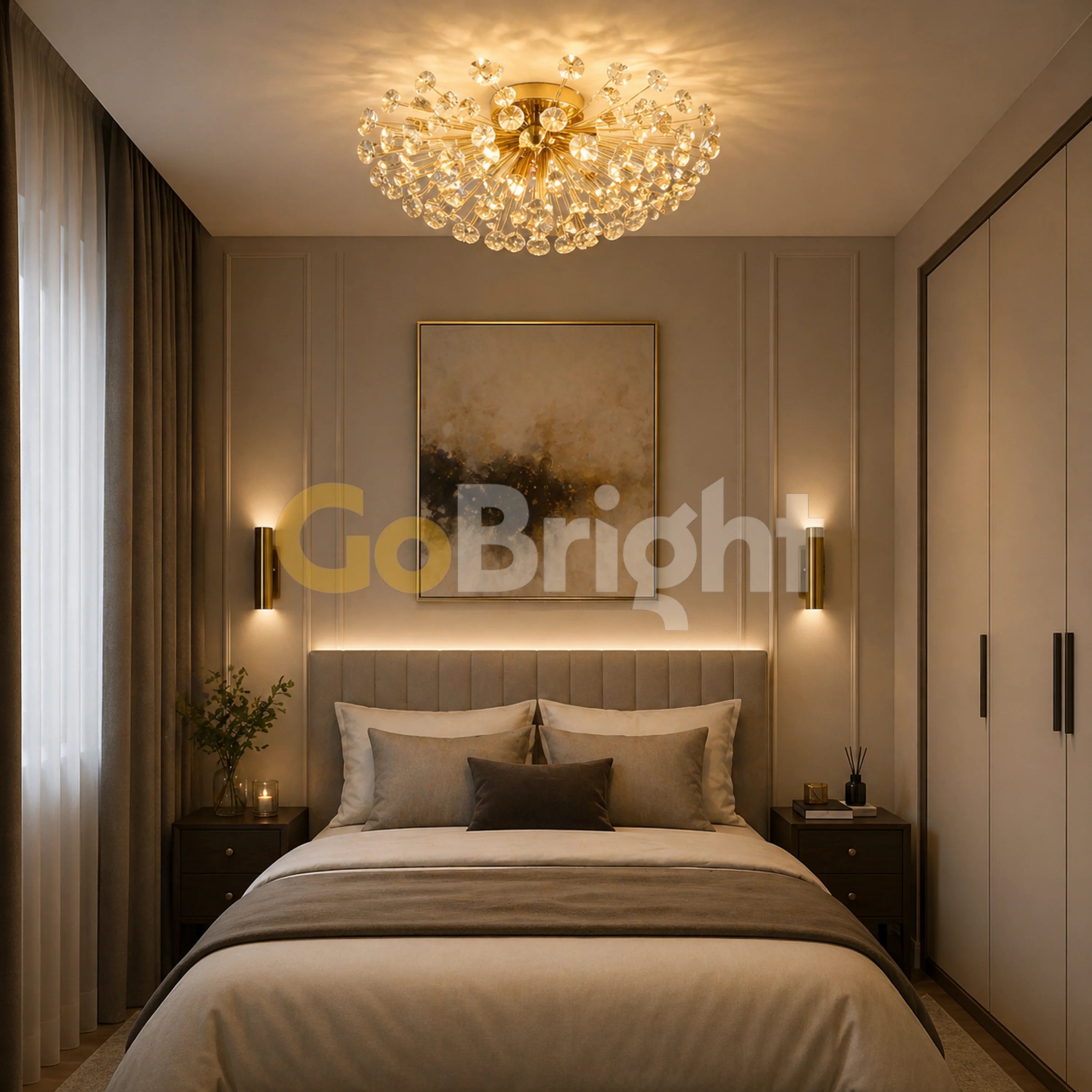 Candelabru Comet 4xG9 35cm Auriu