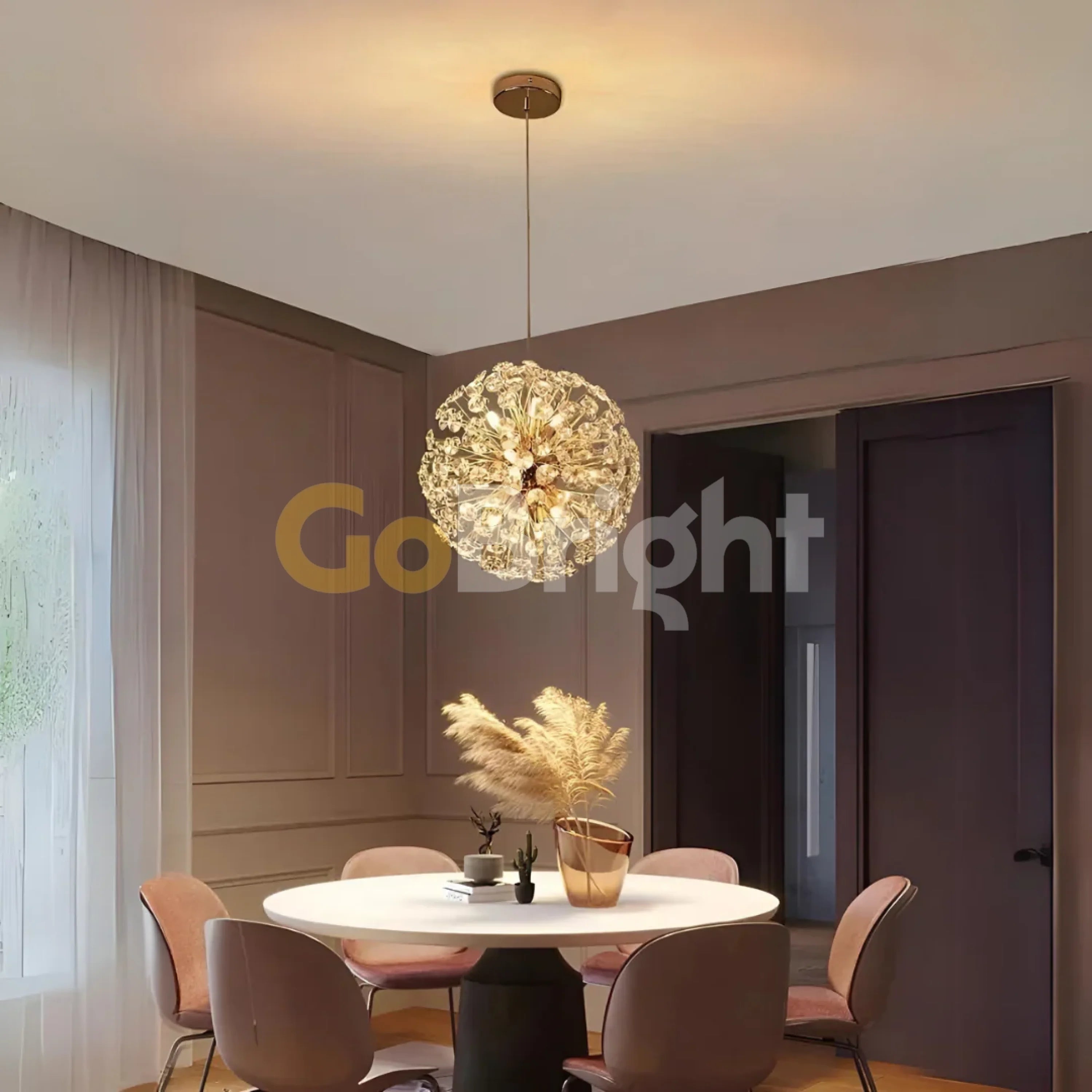 Candelabru Comet Diametru 40cm Auriu