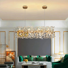 Candelabru Comet Diametru 70cm x 30cm Auriu