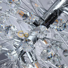 Candelabru Comet Oval Diametru 40cm Argintiu