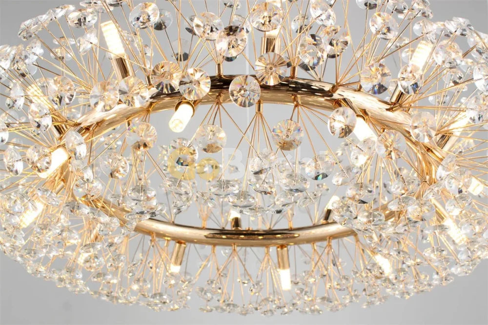 Candelabru Comet Oval Diametru 40cm Auriu