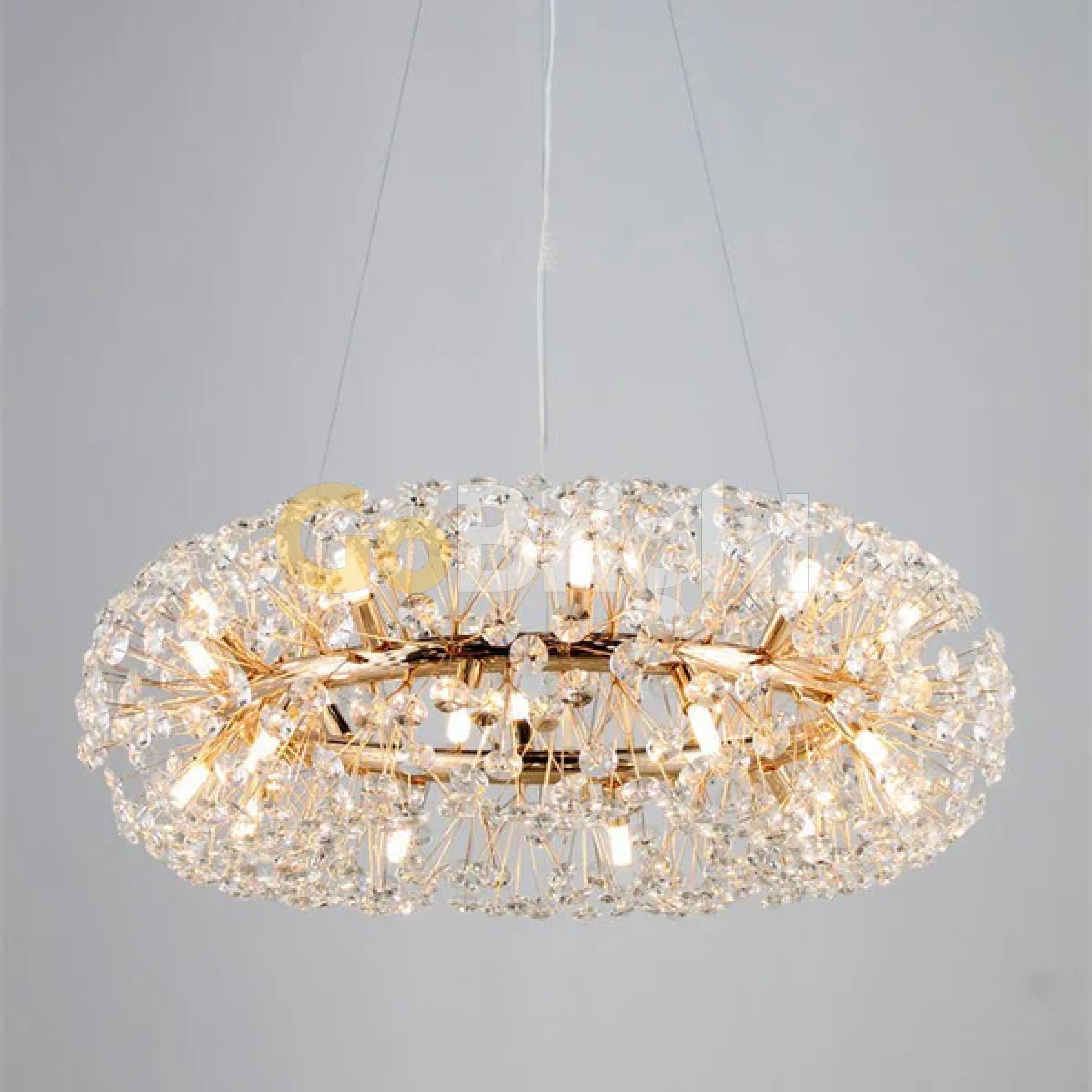 Candelabru Comet Oval Diametru 60cm Auriu
