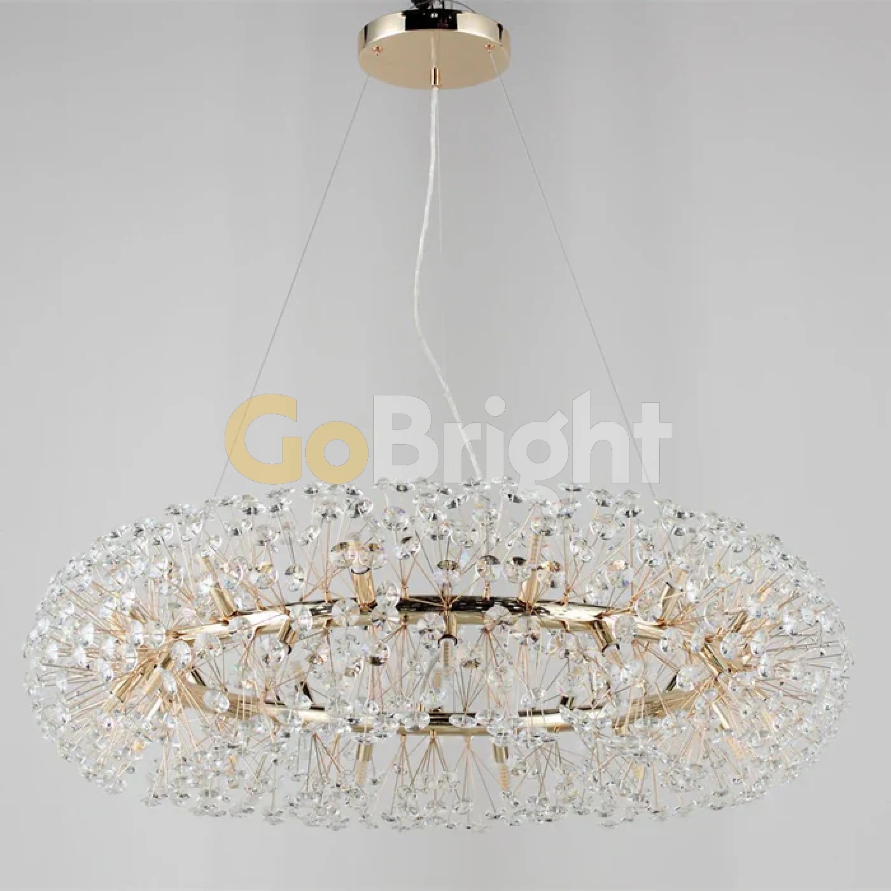 Candelabru Comet Oval Diametru 80cm Auriu