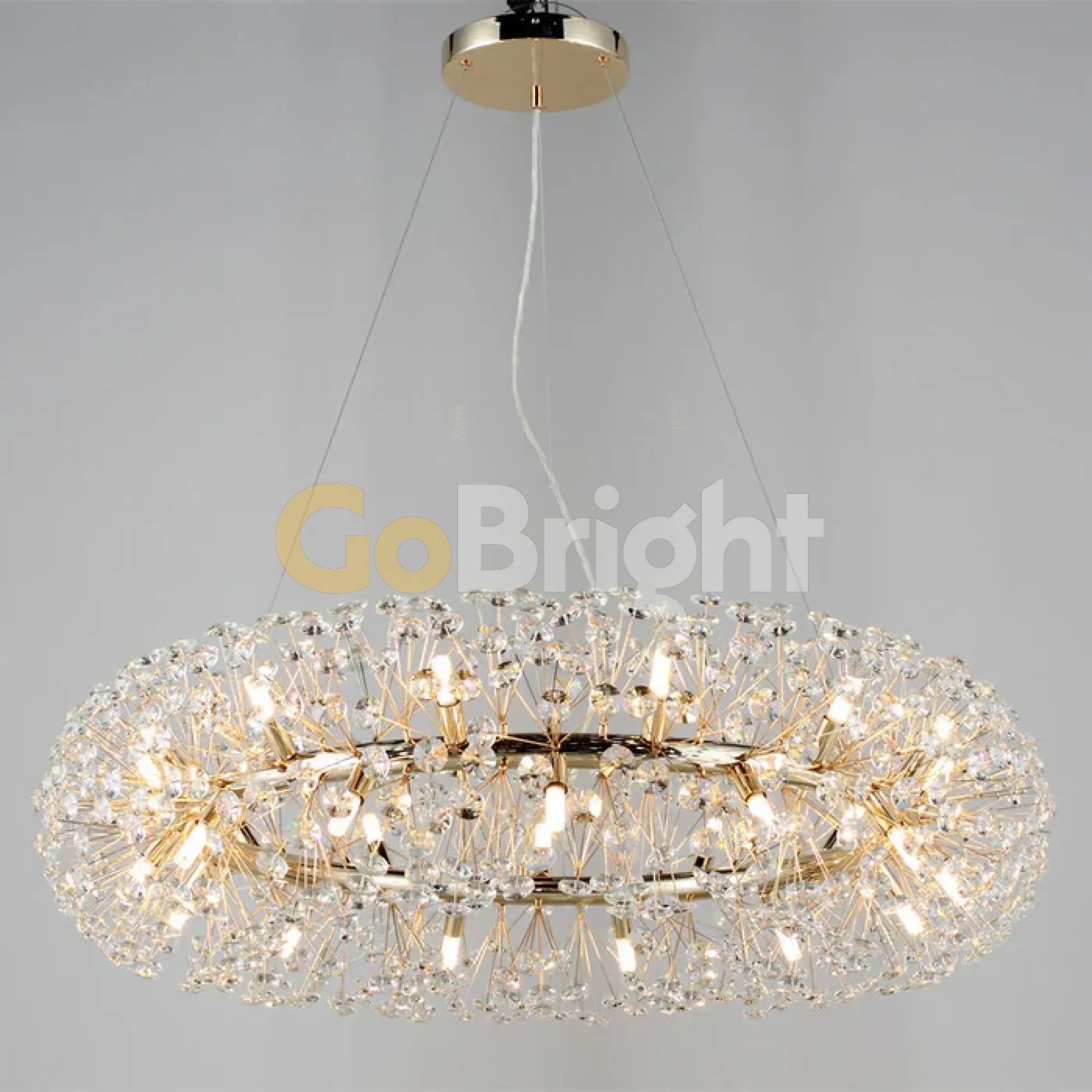 Candelabru Comet Oval Diametru 80cm Auriu