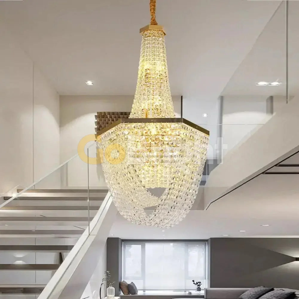 Candelabru Dubai Lungime 150cm Diametru 80cm Auriu