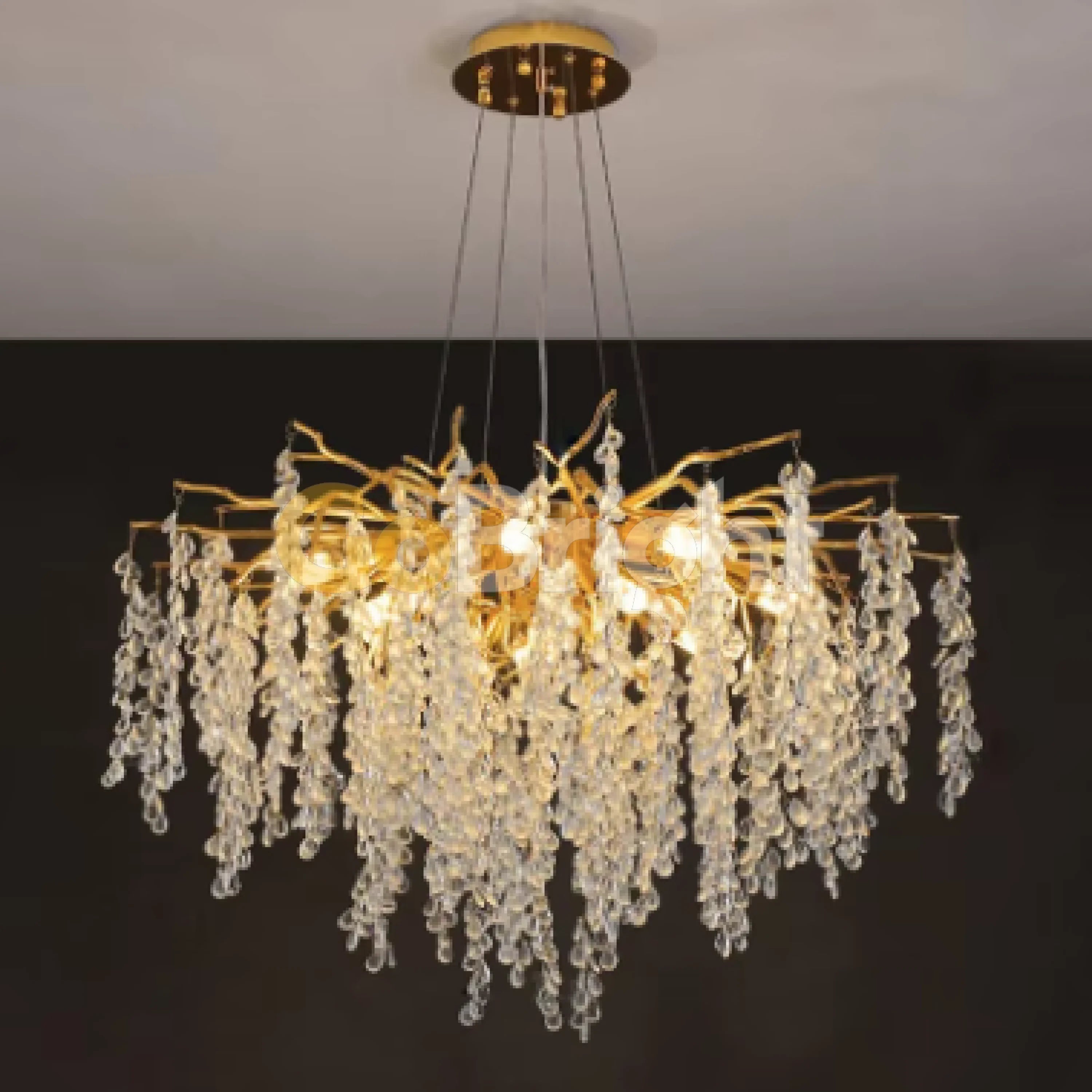 Candelabru Tigres Diametru 60cm Auriu
