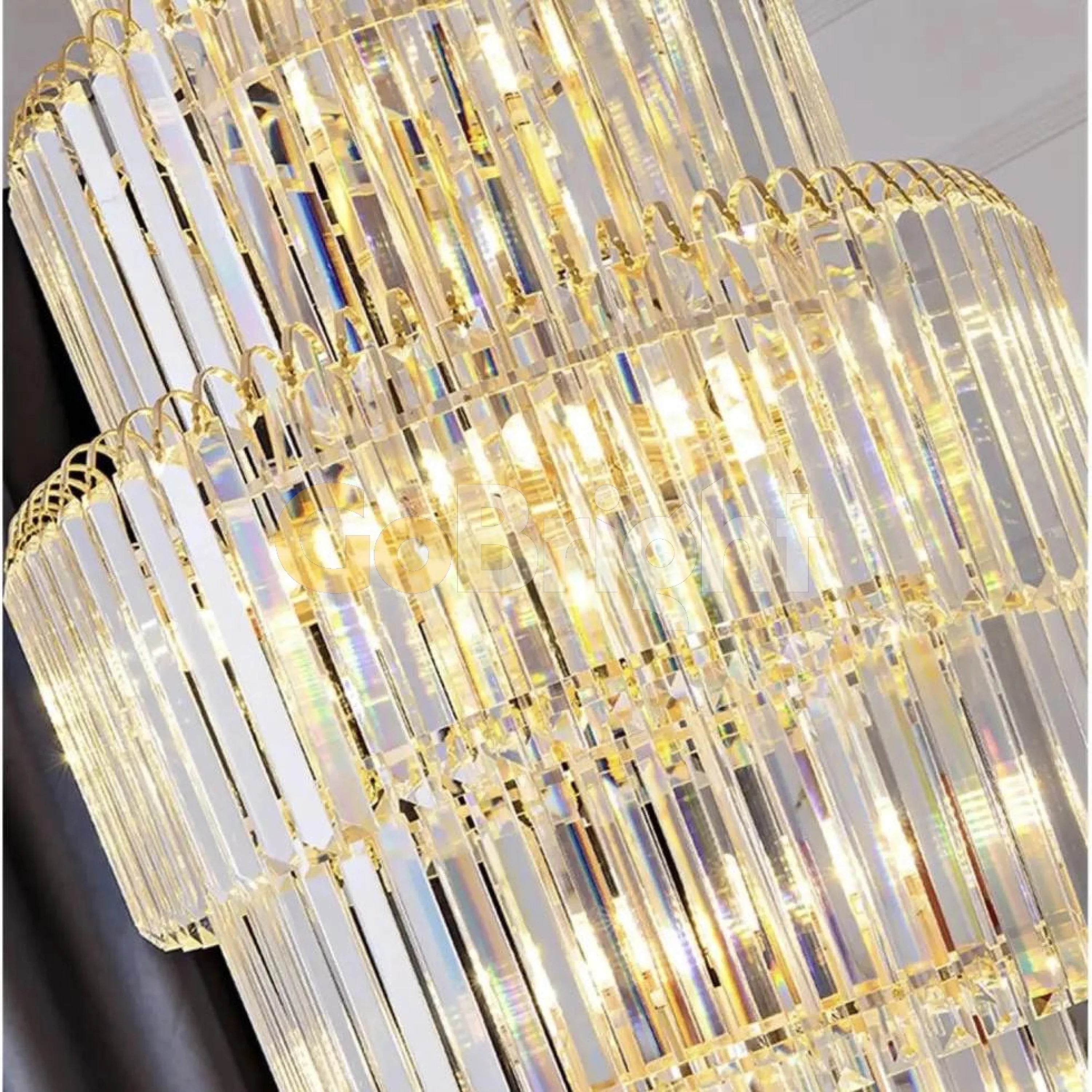 Candelabru Ivory Lungime 230cm Diametru 60cm Auriu