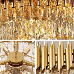 Candelabru Kimberly Diametru 40cm Auriu