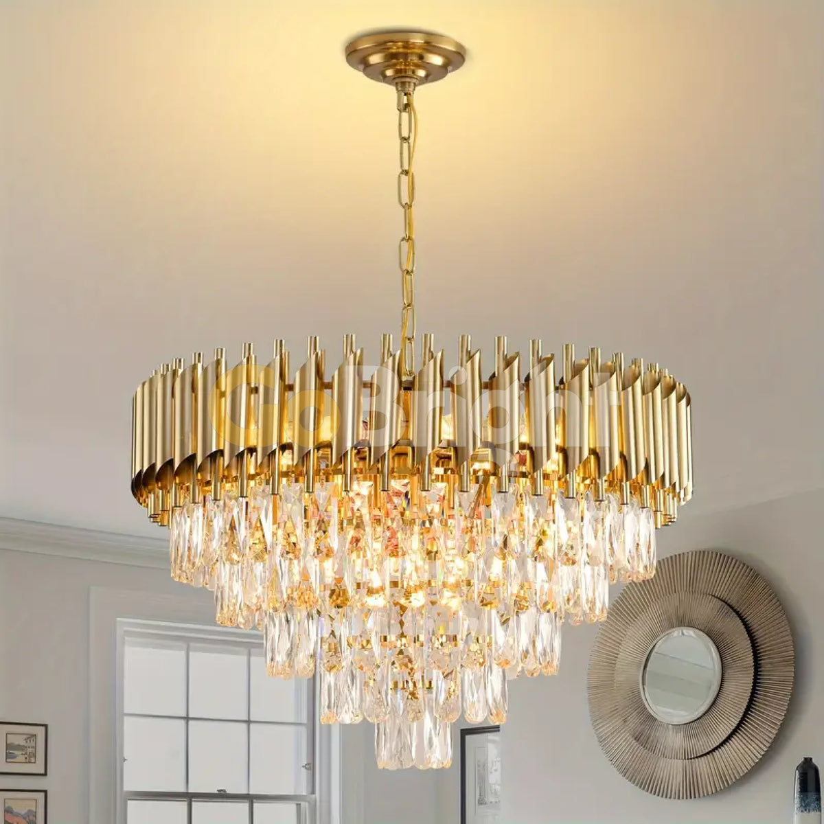 Candelabru Kimberly Diametru 50cm Auriu