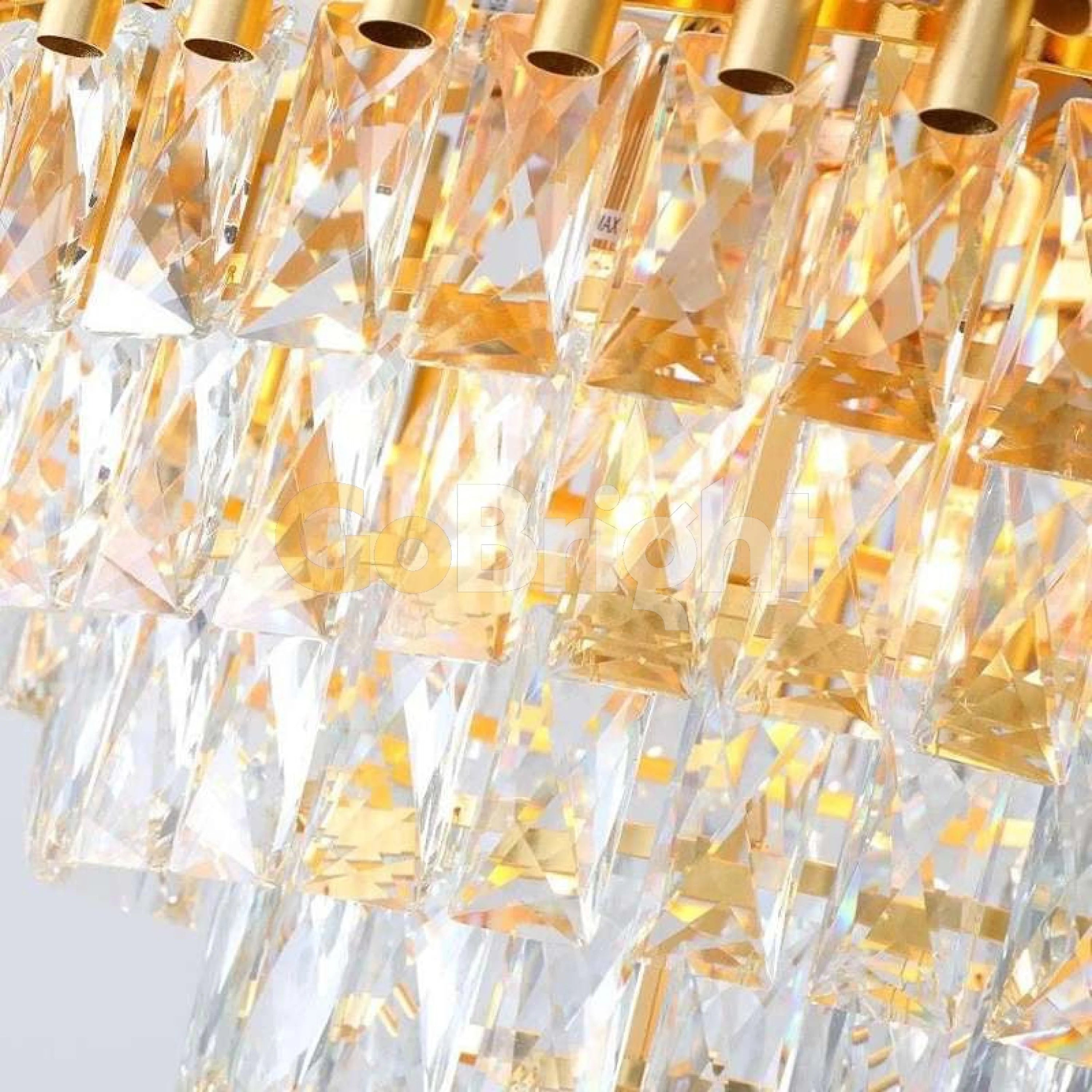 Candelabru Kimberly Diametru 50cm Auriu