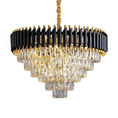 Candelabru Kimberly Diametru 60cm Negru + Auriu