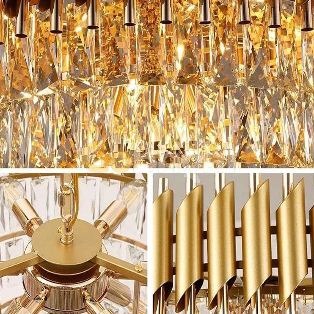 Candelabru Kimberly Diametru 75cm Auriu