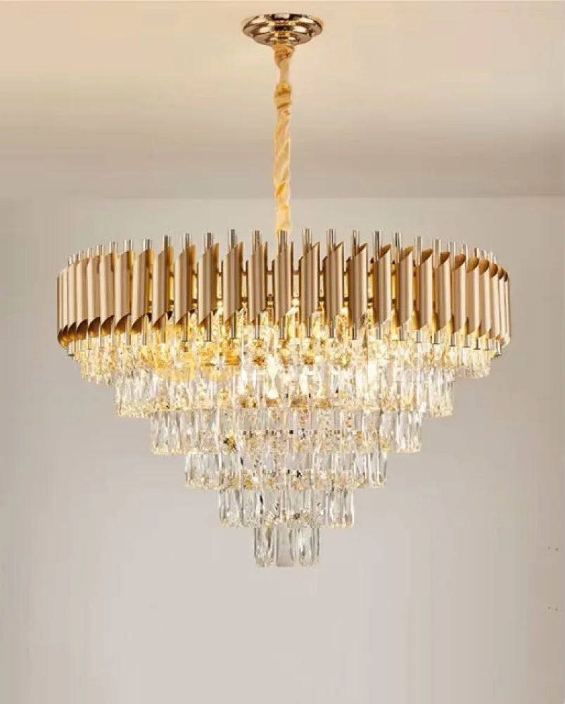 Candelabru Kimberly Diametru 75cm Auriu