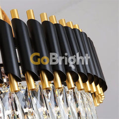 Candelabru Kimberly Diametru 80cm x 30cm Negru + Auriu