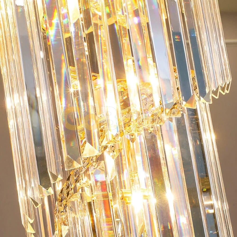 Candelabru Kimberly Lungime 180cm Diametru 60cm Negru + Auriu