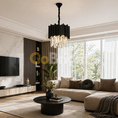 Candelabru Lauren Diametru 30cm Negru
