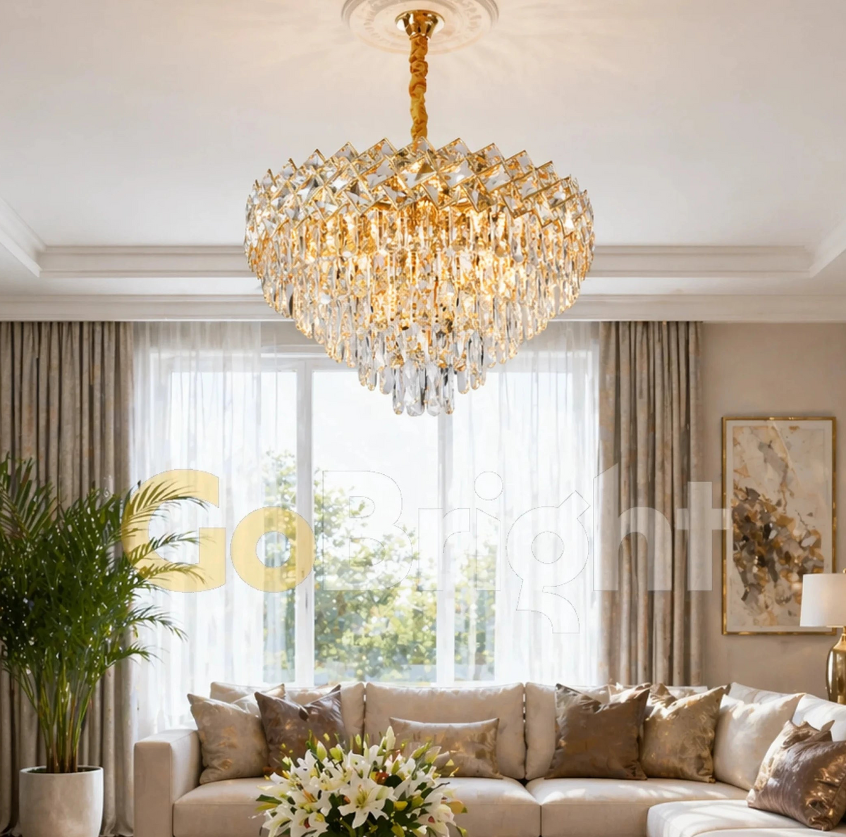Candelabru Magnum Diametru 60cm Auriu